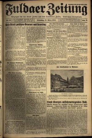 Ausgabe vom Dienstag, den 22. März 1932.