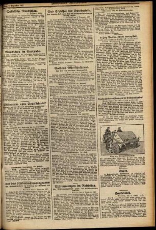 Zweite Ausgabe vom Donnerstag, den 08. Dezember 1927.