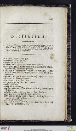 Glossarium