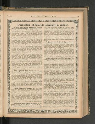 L'industrie allemande pendant la guerre.
