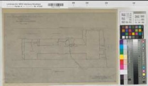 Arnsberg, Amtsgericht, Altbau, Entwässerungsplan