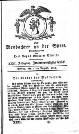 32. Stueck, 11. August 1823