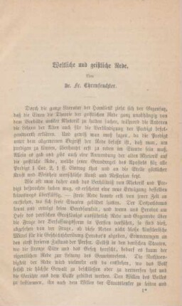 1-24 Weltliche und geistliche Rede