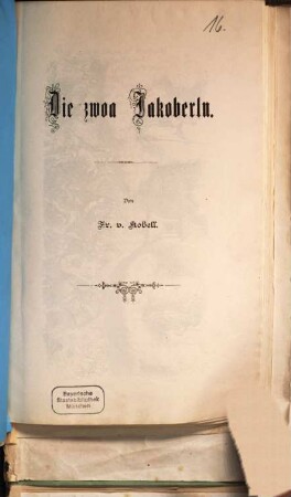 Die zwoa Jakoberln