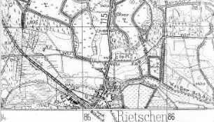Rietschen. Meßtischblatt, Sekt. Rietschen, 1938 (RA Görlitz 30/22)
