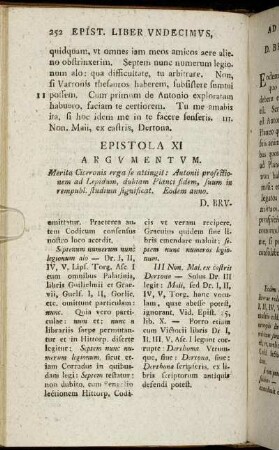 Epistola XI - Epistola XX