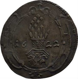 Münze, 1/2 Guldentaler (30 Kreuzer), 1622