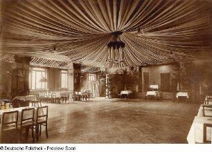 Dresden-Plauen, Chemnitzer Straße 58. Restaurant Plauenscher Lagerkeller. Großer Saal