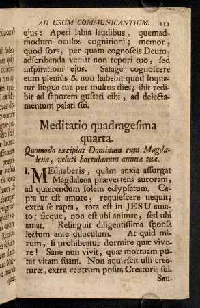 211-216, Meditatio quadragesima quarta
