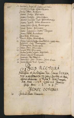Winterhalbjahr 1627/1628. Rektorat Johannes Harpprecht