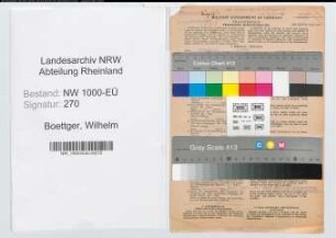 Entnazifizierung Wilhelm Boettger, geb. 08.01.1886 (Hilfsarbeiter)