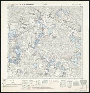 Meßtischblatt 4652 : Lohsa, 1945 : Lohsa. - Aufgen. 1901, hrsg. 1906, bericht. 1923, preuß. - 1:25000. - Leipzig, 1945. - 1 Kt.