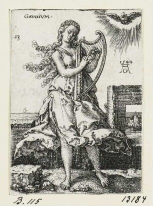 Gaudium, Blatt 13 der Folge "Tugenden und Laster"