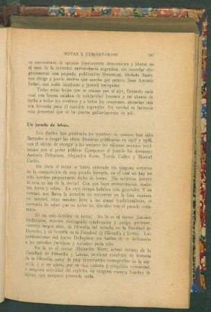 Un jurado de letras
