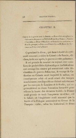 Chapitre II. Causes de la guerre avec la Russie. ...
