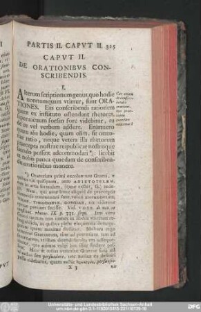 Caput II. De Orationibus Conscribendis.