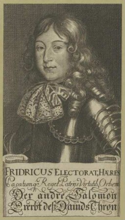 Bildnis von Fridericus I., König von Preußen