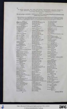 Ex quot antiquis Auctoribus et Libris ab his factis compositum est Digestorum seu Pandectarum piissimi Imperatoris opus.