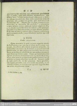 §. XXVII. Caussae perspirationis