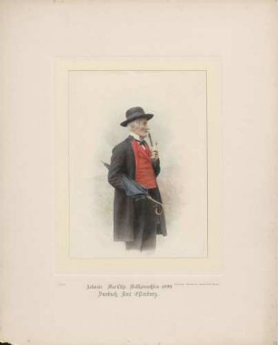 Badische Volkstracht aus "Durbach Amt Offenburg"