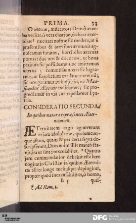 Consideratio Secunda.