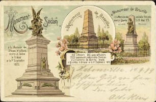 Monument de Sedan - Monument de Bazeilles - Monument de Bruville