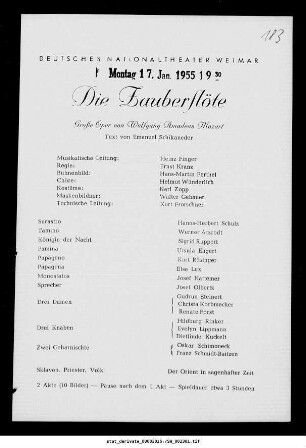 Die Zauberflöte