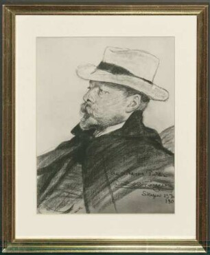 Porträt von Joachim Gans Edler zu Putlitz, Generalintendant des Königlichen Hoftheaters Stuttgart (1860-1922)