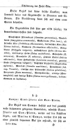 § 5. Campo; Sant-Ilario und San-Pietro.