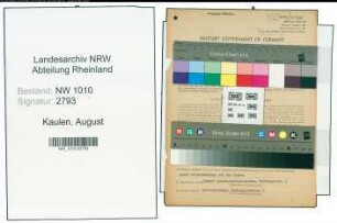 Entnazifizierung August Kaulen , geb. 28.05.1881 (Grosshaendler)