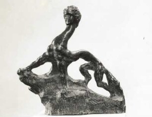 Chimäre : Chimäre. Bronze; Höhe 38 cm (1923; D. Paciurea). Ausstellung "Kunst aus Rumänien", Berlin Juni/Juli 1966