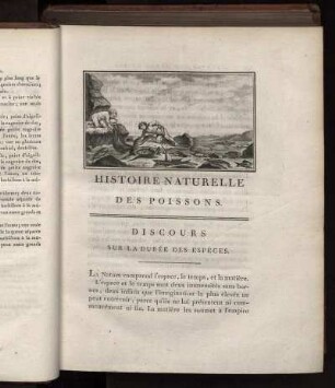 HISTOIRE NATURELLE DES POISSONS DISCOURS