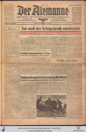 Nr. 209-216 (August 1944)