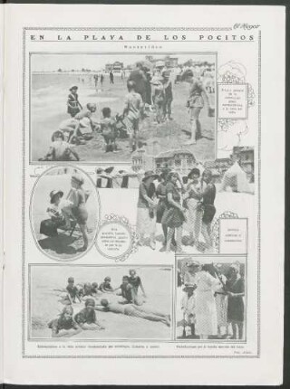 En la playa de los pocitos : Montevideo