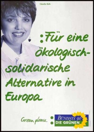 Bündnis 90/Die Grünen, Europawahl 1994