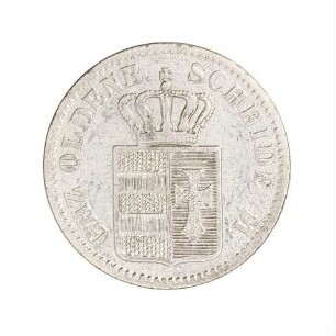 Münze, 1/2 Groschen, 1858