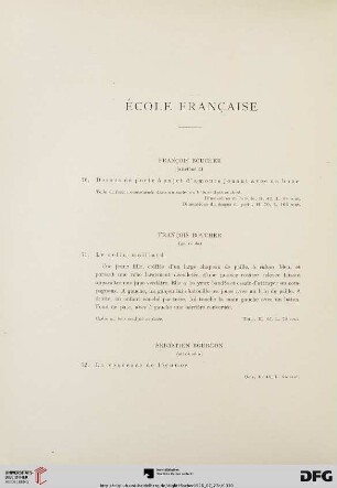 École française (Nr. 70-99)