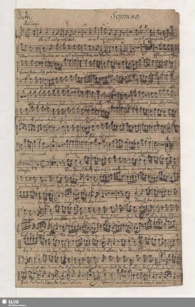 Stimmensatz [Schreiber: Reichard, Heinrich Gottfried]