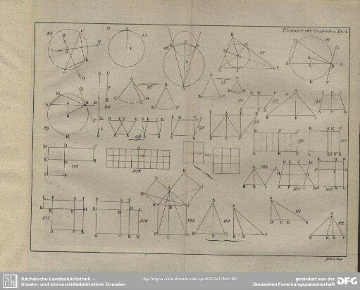 Elemente der Geometrie. Taf: 4.