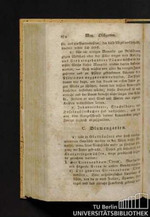C. Blumengarten.