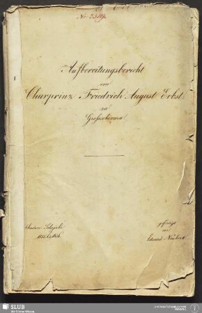 Aufbereitungsbericht von Churprinz Friedrich August Erbst: zu Großschirma - 18.6971 4.