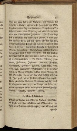 D. Neu-Ostpreußen. - Alt-Ostpreußen.