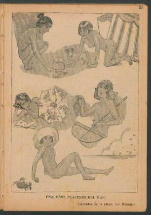 Pequeños placeres del mar [Ilustraciones]