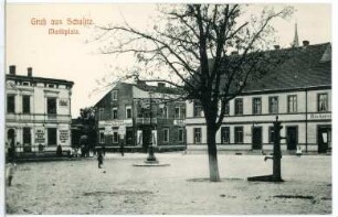 Schulitz. Marktplatz