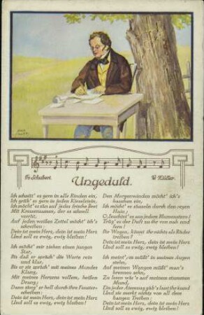 Ungeduld - Ich schnitt' es gern in alle Rinden ein [...]
