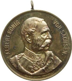 König Albert - V. Wettin-Bundesschießen in Zittau