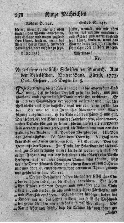 Auserlesene moralische Schriften. T.3.