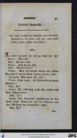 Drittes Gespräch.