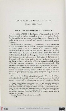 5.1886-90: Discoveries at Anthedon in 1889, [1]