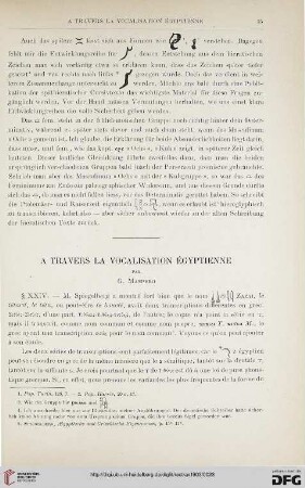 25: À travers la vocalisation égyptienne, [11]